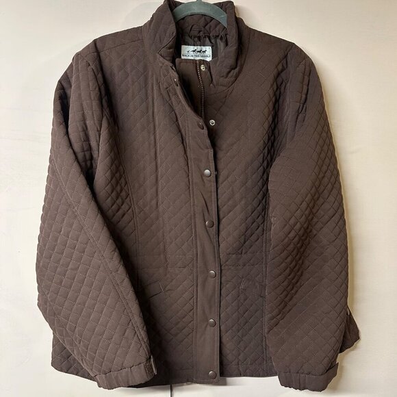 Back In The Saddle Jackets & Blazers - Back From The Saddle Women’s XL Lightweight Jacket Brown Western Cowgirl Utility
